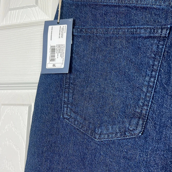 Universal Thread Women's High Waisted Wide Leg Cropped High-Rise Jeans - Picture 11 of 14